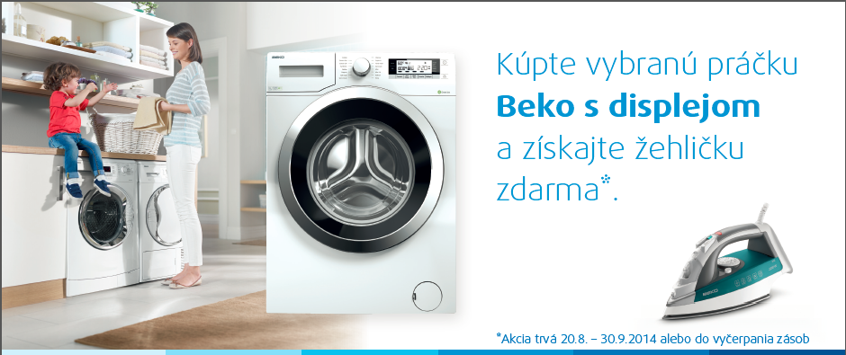 BEKO - žehlička zdarma